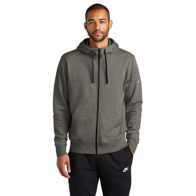 Nike Club Fleece Sleeve Swoosh Full-Zip Hoodie